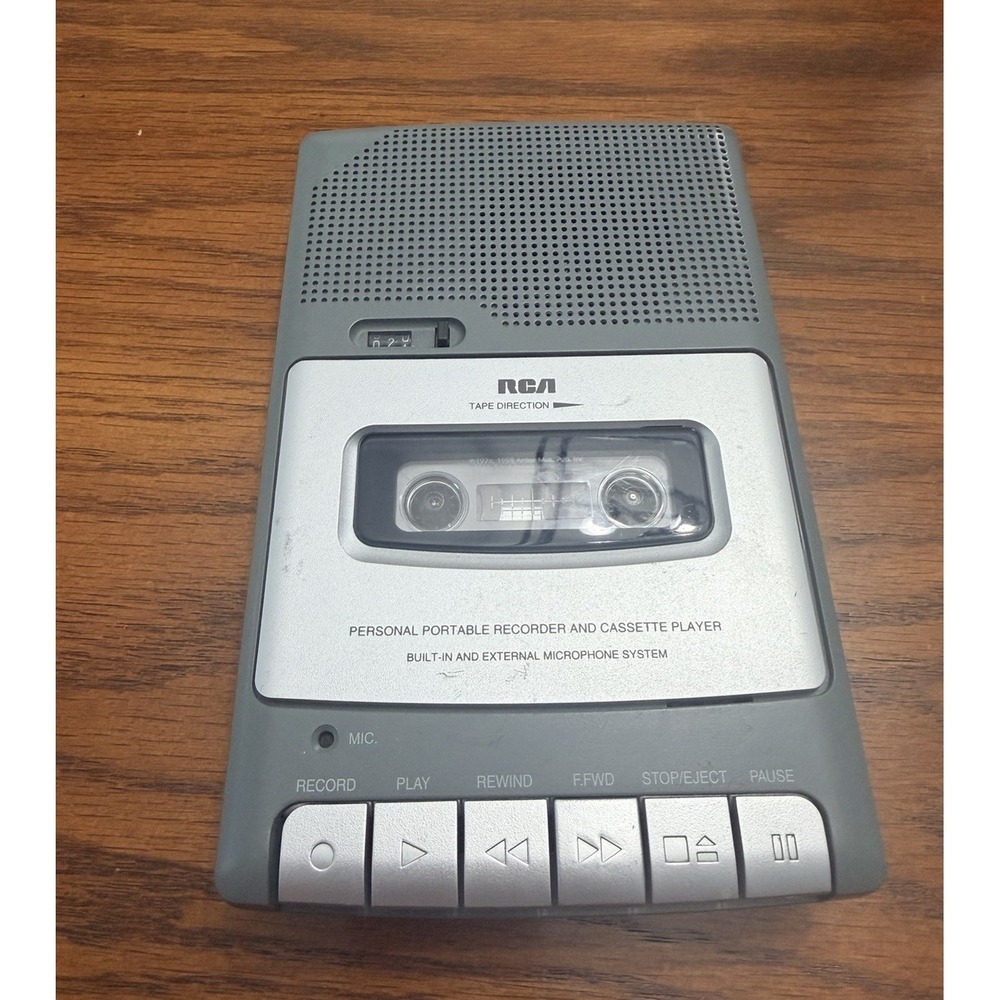RCA RP3503 Portable Cassette Player Recorder Tested Working Retro Shoebox Tape